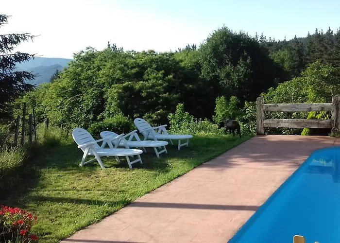 Caserio Vasco Con Piscina Y Barbacoa Orozko
